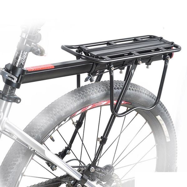 Manubrio della bici Componenti Durevole Mountain Road Ripiano posteriore Lega di alluminio Sedile per bicicletta Lage Mtb Ciclismo Staffa posteriore Rack Access Drop Dhzob