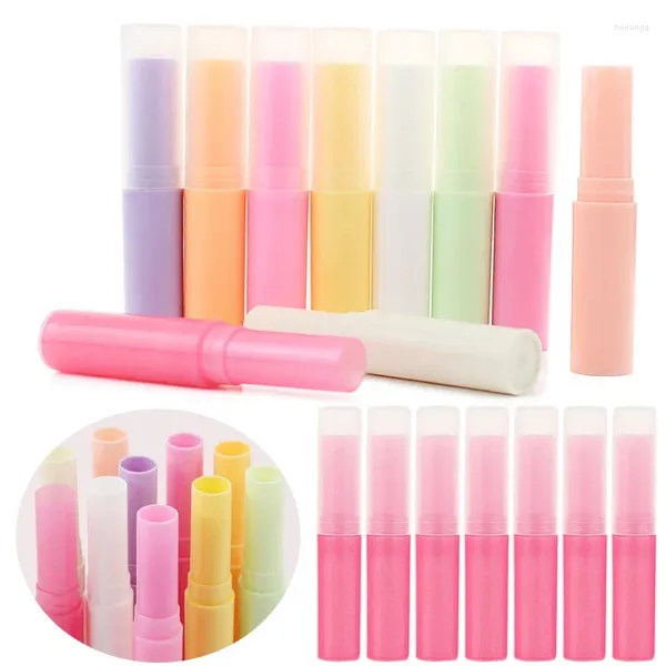 Garrafas de armazenamento 200pcs 4ml vazio batom tubo batom mini recipiente recarregável com tampas para recipientes cosméticos de viagem