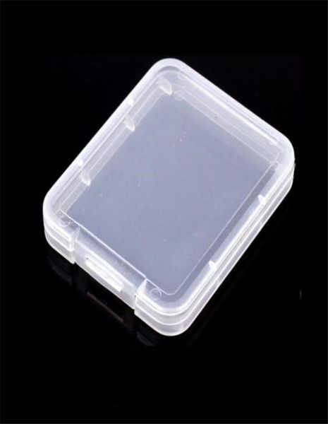 Custodia in plastica per scheda CF Custodia per scheda di memoria standard trasparente Custodia per scheda bianca MS bianca per custodia per scheda SD micro XD TF5920063