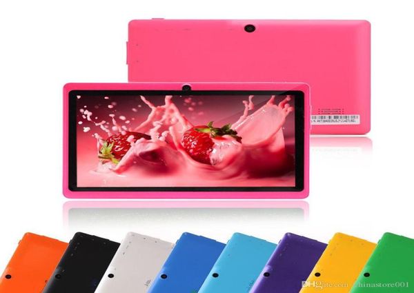 Q88 7 pollici Android 44 Tablet PC ALLwinner economici A33 Quade Core doppia fotocamera 8 GB 512 MB capacitivi economici Tablet6348734