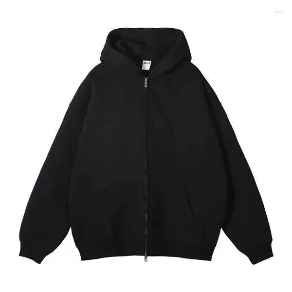 Hoodies masculinos jaqueta personalizada hd dtg impressão hip hop jakets moletom oversized pulôver harajuku y2k preto sobretudo branco