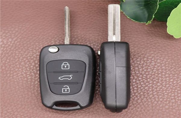Необрезанное лезвие с 3 кнопками, откидной чехол для дистанционного ключа для Kia, пустой чехол для ключей от машины, сменный чехол для ключей для Kia3456625