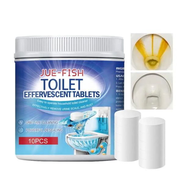 Racks Toilettenschüssel Reiniger Tabletten 10 Stück Toilettenreinigungsmittel Tank Reiniger Flecken Entfernung Badezimmer Limette Rost Reiniger Eukalyptus Duft