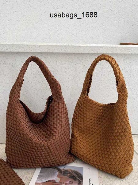 Abv Designer ToteBag Mini Jodei Candy Piccola borsa tessuta fatta a mano Borsa da donna semplice portatile di grande capacità Borsa per madre in tessuto Borsa a spalla singola sotto le ascelle