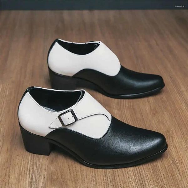 Sapatos de vestido Anti Slip Gents Branco Formal Ocasião Vestidos Homens Treinador Sapatilhas Esportes Saúde Overseas Boti Kawaiis