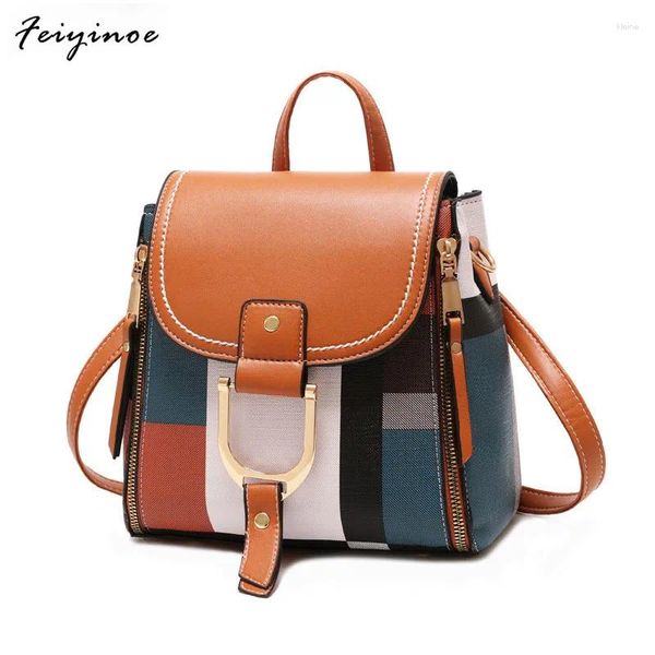 Sacos de ombro 2024 primavera saco feminino corrente cinta flap designer bolsas embreagem senhoras mensageiro com fivela de metal