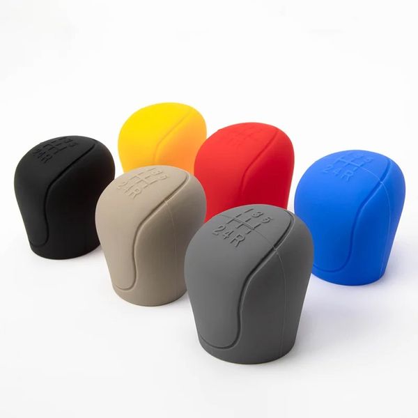 Custodia universale per pomello del cambio in silicone, custodia per impugnatura antiscivolo per cambio, per automobili, collari per cambio, accessori per auto