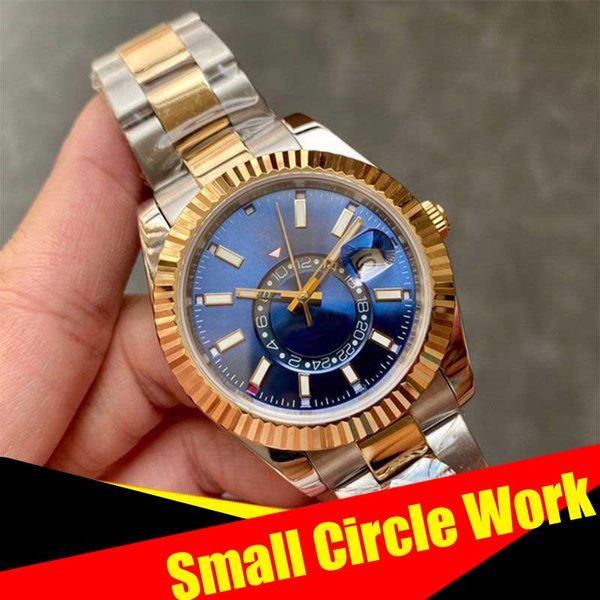 Orologi di design Orologi da uomo Orologi da uomo di alta qualità Piccolo cerchio di lavoro Chiusura scorrevole completa in acciaio inossidabile Luminoso Montre De lux Cinturino scorrevole in acciaio inossidabile 904l