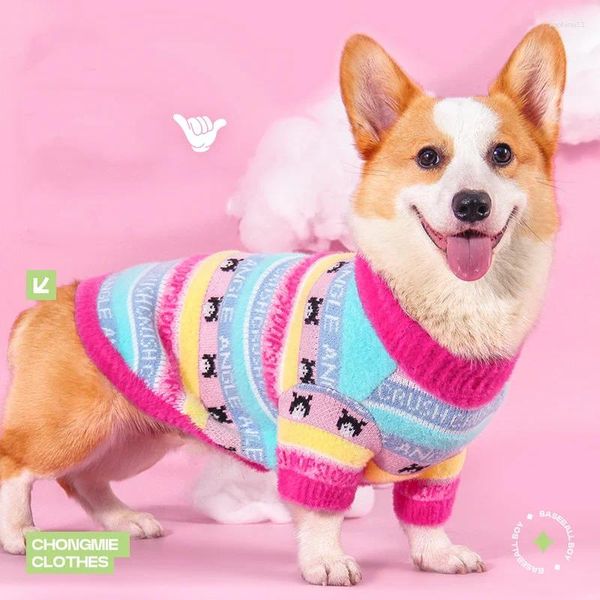 Abbigliamento per cani Maglione per cuccioli per piccolo pullover Felpa lavorata a maglia Cavo Maglieria per gatti Vestiti caldi per animali domestici Gattino Chihuahua