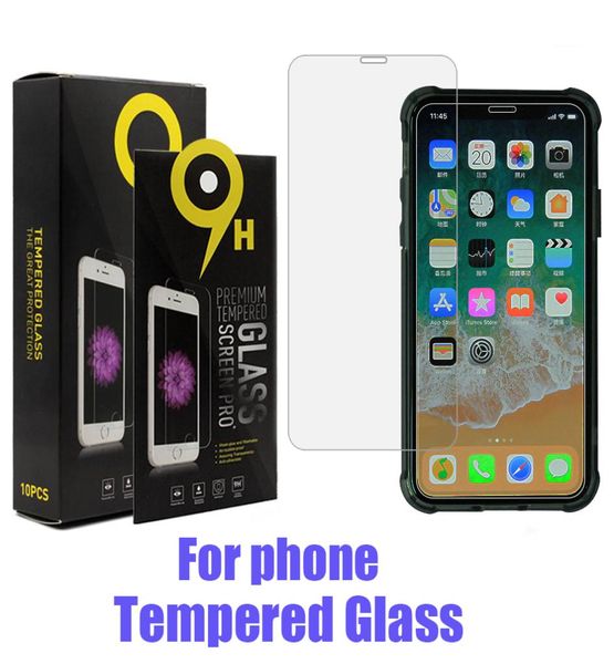 Displayschutzfolie für iPhone XS 65 Zoll, gehärtetes Glas, iPhone X 8 Pixel 3 XL Film 033 mm 25D 9H Papier Paket 3514249