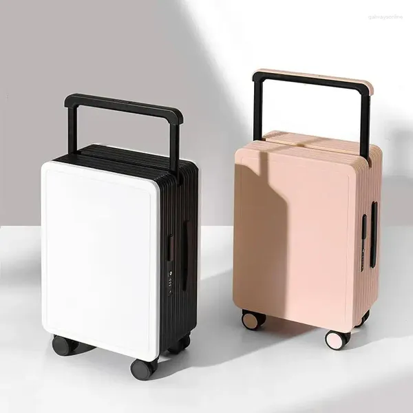 Valigie 20/24/26 pollici Valigia per bagagli a rotelle Valigia Business Ins Stile Moderno Semplicità Trolley Custodia da viaggio universale per esterni