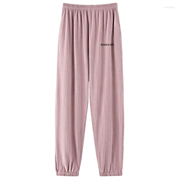 Damen-Nachtwäsche, 2024, weiblicher Frühling, Sommer, lange Schlafhose, Damen-Pyjama-Hose, große Yards, Baumwolle, Pyjama-Hose, Druck