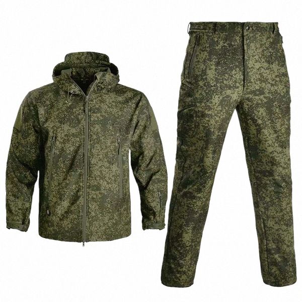 Uniforme militar de lã russo camo tático assult combate uniforme homens roupas de trabalho ao ar livre uniforme do exército roupas de caça s5lr #