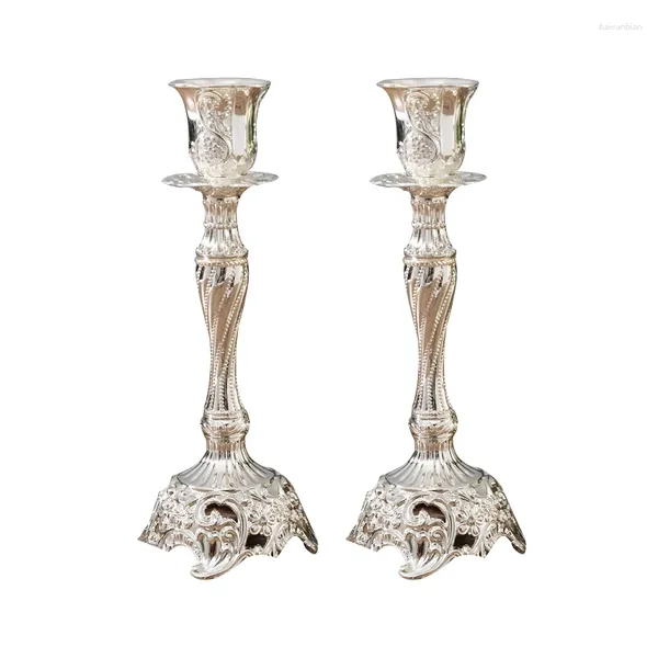 Mum Tutucular 2 PCS Düğün Candlestick Yüksek Kalite Tutucu Fabrika Doğrudan Satış Retro