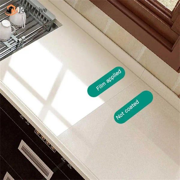 Adesivos de janela resistente a arranhões película protetora óleo móveis bancada de alta temperatura decoração de casa