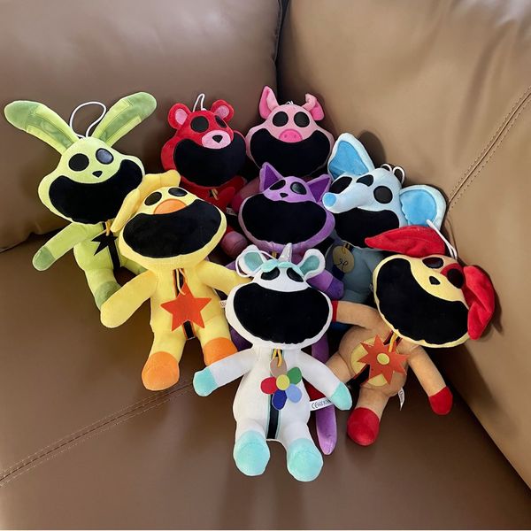 Popüler oyuncaklar peluş oyuncaklar çizgi film oyunu bebek peluş hayvan 30cm oyuncak sevimli bebek hediye bebek çocukları dolduran hayvan oyuncak gülümseyen yaratıklar gülümseyen yaratık pembe küçük domuz