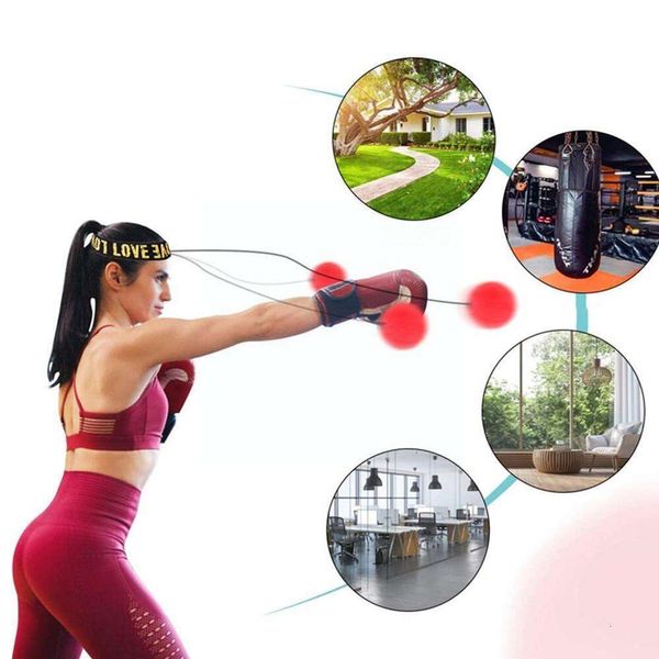 Neues Seil und 1 Stück für Magic Reflex Speed Training mit Stirnband Boxing Punching Ball Z5p3