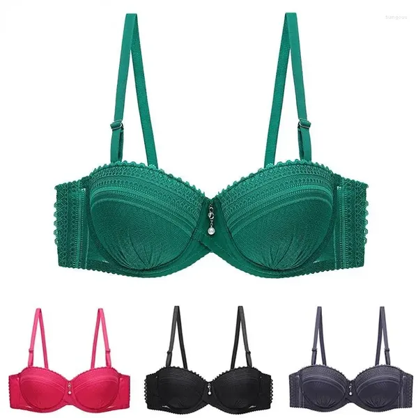 BHs 2024 für Frauen Half Cup Push Up BH Sexy Spitze Unterwäsche 80 85 90 95BC Weibliche Brasieres Dessous