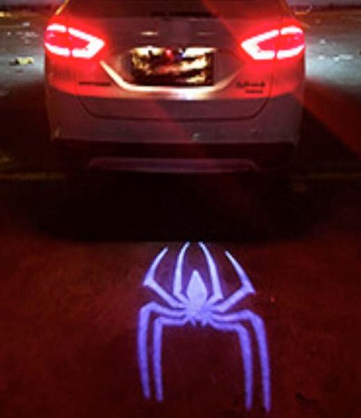 Auto Laser Projektor Warnung Blinker Kennzeichen Hinterradbremse Nebel Antikollision LED-Leuchten Dekor Lampe Tiallight Zubehör2907189