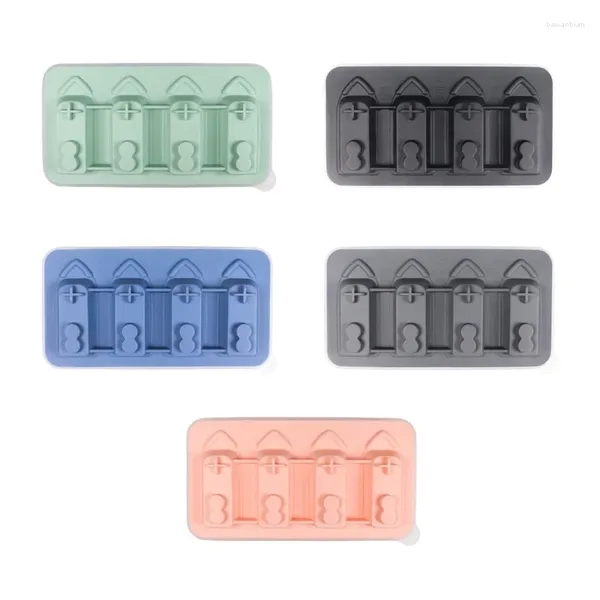 Moldes para assar, fazer gelo seguro, silicone, cubo grande, fazer coquetéis, suco, freezer