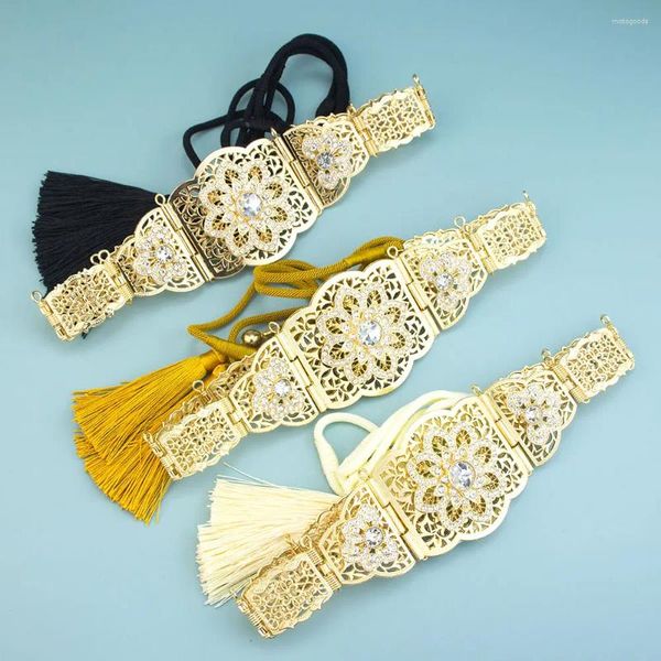 Ремни Neovisson, марокканский модный стиль, женский веревочный пояс, ручной работы, кафтан, цепочка на талию, кисточки, арабский свадебный ювелирный подарок, подарок