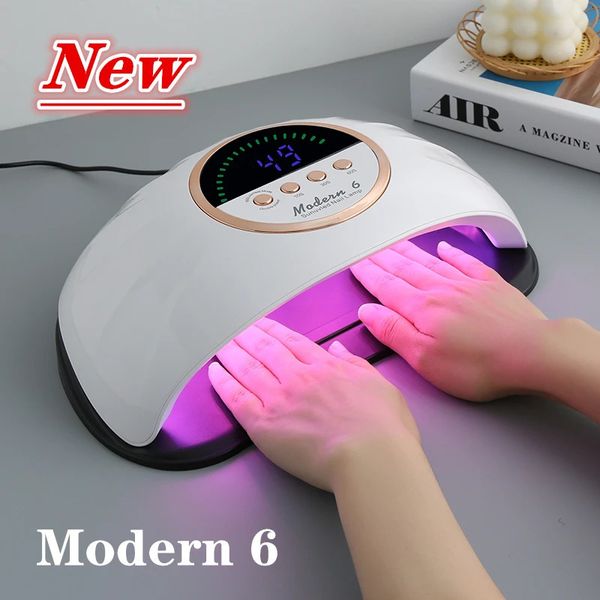 Lampada per unghie LED UV professionale per asciuga unghie da 69 LED con attrezzatura per strumenti per salone di manicure con rilevamento del movimento per la cura di tutti gli smalti per unghie in gel 240315