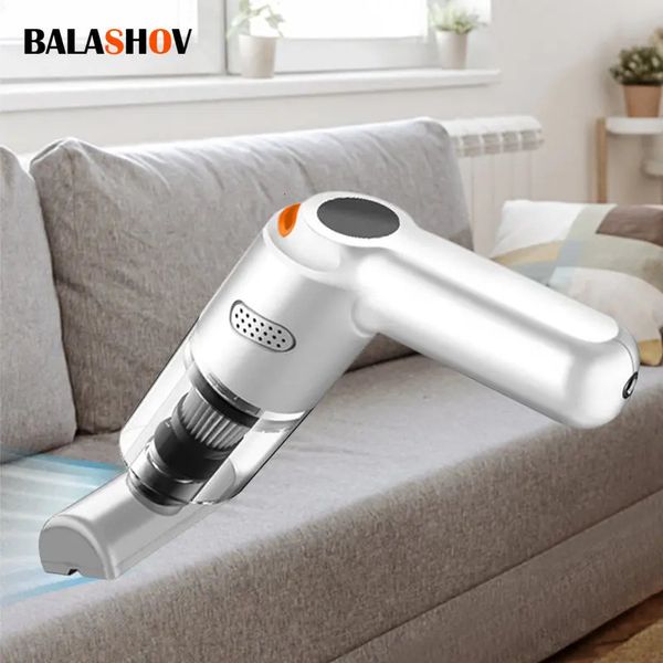 15000Pa Wireless Cleaum Cleaner Carregamento USB 120W Appliance portátil Mini Vacuum Wet and Dry Cleaner Car 240307