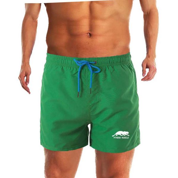 Shorts masculinos Mens sexy maiô shorts maiô masculino jaqueta maiô secagem rápida praia shorts maiô esportes surfboard shorts com forro J240328