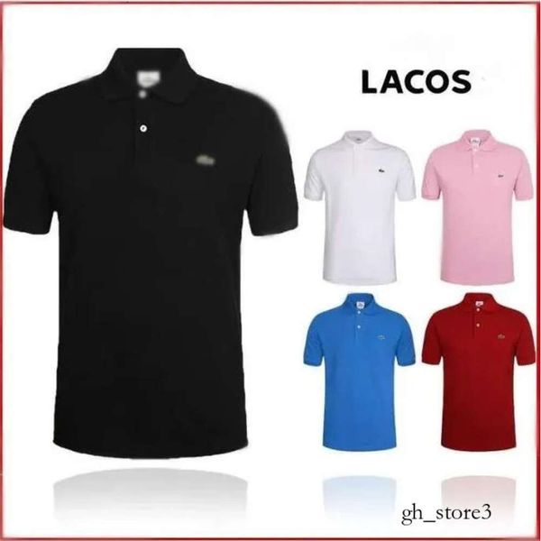 Polo pônei camisa primavera luxo italiano masculino t-shirt designer pônei camisa polo high street bordado pônei crocodilo impressão roupas marca masculina camisa polo 457