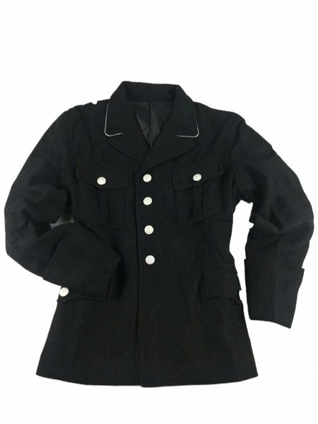 seconda guerra mondiale ESERCITO TEDESCO 1932 M32 STILE RETRO TUNICA IN LANA NERA WW2 Uniforme militare Rievocazioni di guerra 5605101 K4xP #