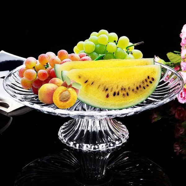 2024 Piatto di frutta Snack Caramelle Desktop Piatto decorativo Dance Party Matrimonio Stoviglie Piatto di pane Contenitore per alimenti Vassoio per snack