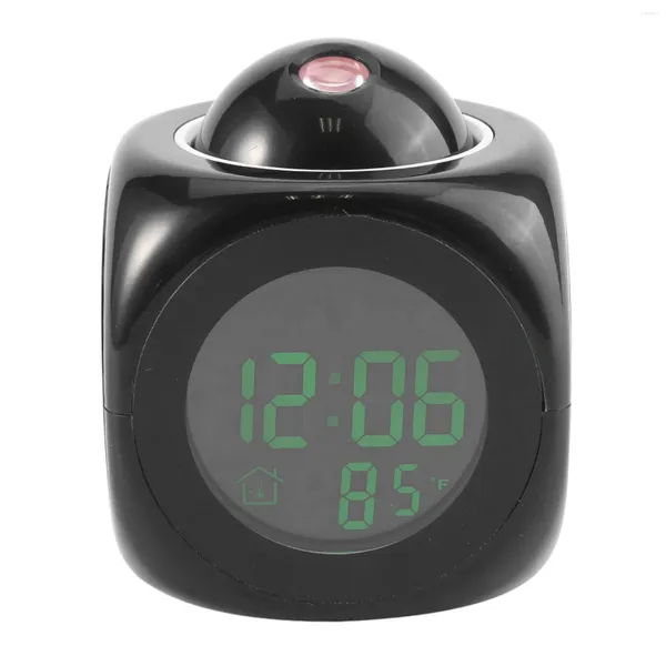 Relógios de parede Digital Relógio LCD Alarme Voz Falando Projeção LED para Escritório Sala de Estudo Quarto