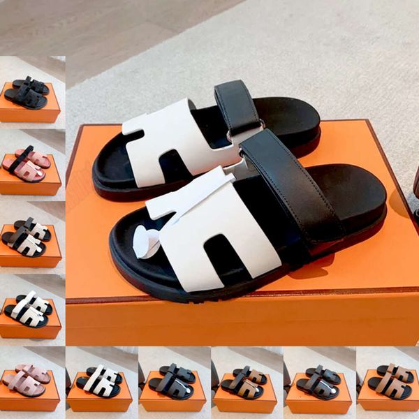 2024 Sommer-Slipper, neuer Mode-Sneaker, Damenschuhe, Ledermaterial, Chypre-Sandale, Weiß, langlebiger Komfort, perfekt für jedes Outfit, luxuriöse Schuhe