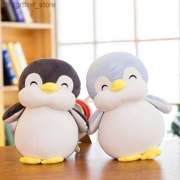 Animais de pelúcia recheados kawaii pinguim brinquedos de pelúcia de desenhos animados de desenho animado