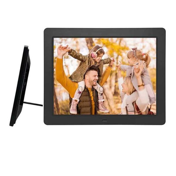 Digitale Bilderrahmen, an der Wand montierbar, 16 GB Speicher, HD-Display, nicht WLAN, SD-Karte, intelligente Bilderrahmen, 15-Zoll-USB-Digitalbilderrahmen mit Fernbedienung 24329