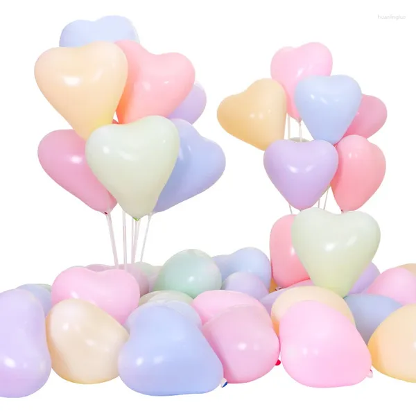 Parti Dekorasyonu 10 PCS Macaron Renk Lateks Pastel Şeker Balonları Yuvarlak Helyum Baloons Doğum Günü Düğün Bebek Duş