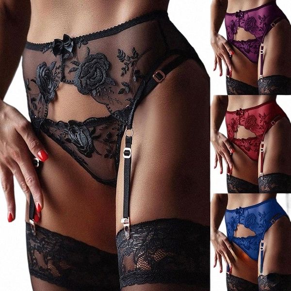 Artı Boyut G-String Pantolon Yeni Kadınlar Komik iç çamaşırı işlemeli iç çamaşırı+jartiyer gece kulübü çubuk oyunu üniforma seksi iç çamaşırı s-5xl v2ru#