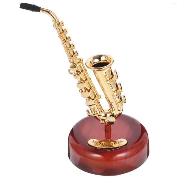 Dekorative Figuren Retro Music Box Geburtstag Geschenk Home Tisch Dekor Dekoration Vintage Dining für Frauen Bauchmuskeln