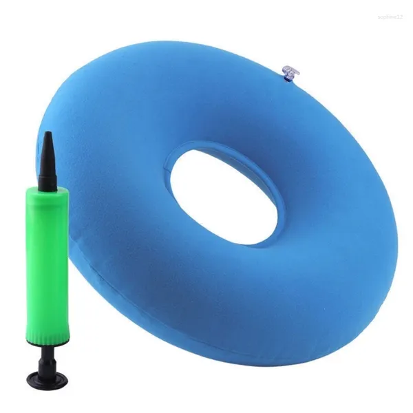 Kissen 35 cm Hüftstütze Hämorrhoiden Sitzkissen aufblasbare Massage mit Pumpenring -Anti -Bedsore -Donut -Stuhl