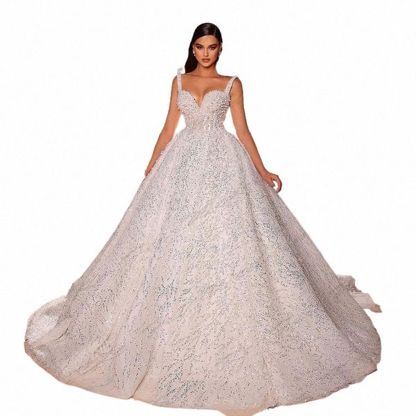 Schöne neue Hochzeitskleider A-Line Sexy Backl Mermaid Off Shoulder Sleevel Schatz Braut Kleider für Frauen nach Maß a3Fc #