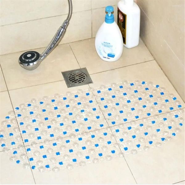 Tappetini da bagno Dimensioni Tappeto da bagno Massaggio Doccia rettangolare antiscivolo Tazza grande Antiscivolo Aspirazione morbida per vasca da bagno