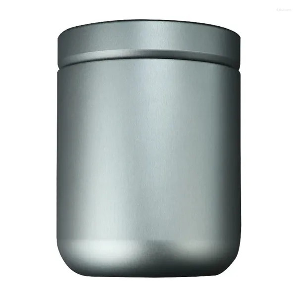 Garrafas de armazenamento Comprimidos portáteis de tanque hermético podem recipiente de lata de chá de liga de alumínio