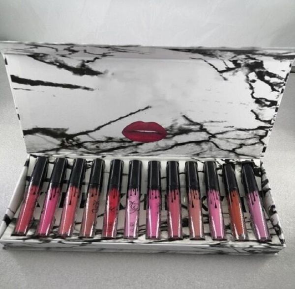 in stock Maquillage velluto liquido lip kollection 12 pezziset trucco marca lucidalabbra set lucidalabbra opaco 9131383