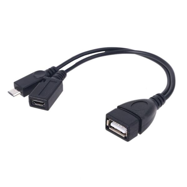 Adaptadores de telefone celular Micro USB para 2.0 Otg Adaptador com alimentação para -Amazon Fire Tv Mobile Tablet PC Smartphone Drop Delivery Phones Acces Otvyx