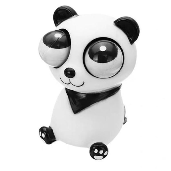 Squeeze Eye-Poping Panda Stress Relief Fidget Toy Creative Boost Panda Eyes Popping Dekompressionsspielzeug für Kinder Erwachsene Gitt