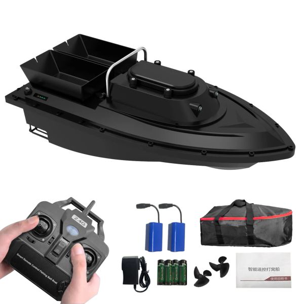 Ferramentas ao ar livre d12c inteligente rc isca de pesca barco 400500m 1.5kg controle remoto sem fio alimentador de pesca barco navio com 1/2pcs baterias