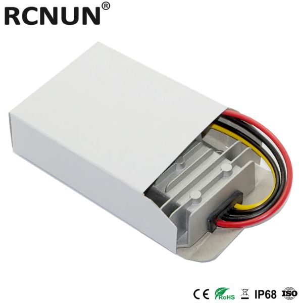 RCNUN 12V 24V a 5V 6V 10A Etante do regulador do conversor DC DC 12 volts a 5 volts de 50W Fonte de alimentação de buck para carros brinquedos