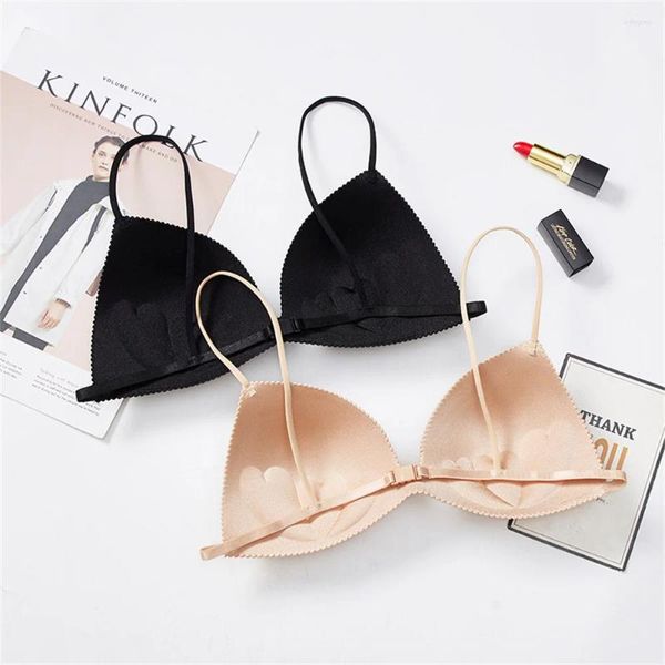 Reggiseni Coppa sottile Reggiseno push up senza cuciture sexy Chiusura anteriore Intimo Reggiseno femminile Modis Lingerie per intimo donna