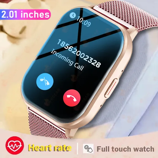 Per Android IOS Orologio da 1.81 pollici Chiamata Bluetooth Smartwatch Uomo Supporto 120 Sport Traccia GPS 2024 Nuove donne Smart Watch Donna + Box