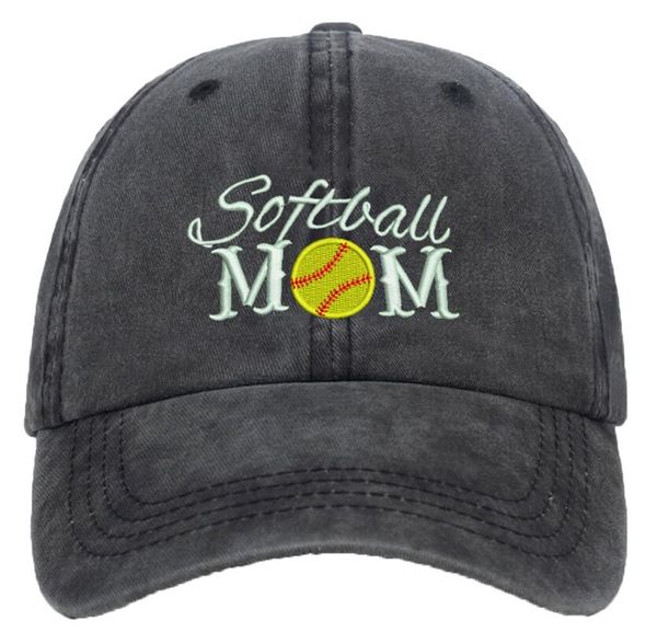 Radfahren Caps Masken Gesichtsmaske Baseball Mom Cap Softball Fußball Mom Hüte verstellbare Trucker Hüte Sport